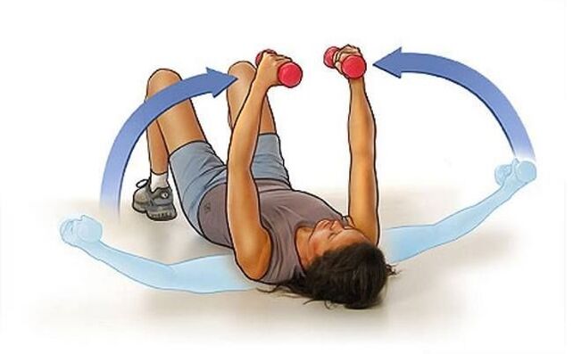 Dumbbell exercises can enlarge breasts
