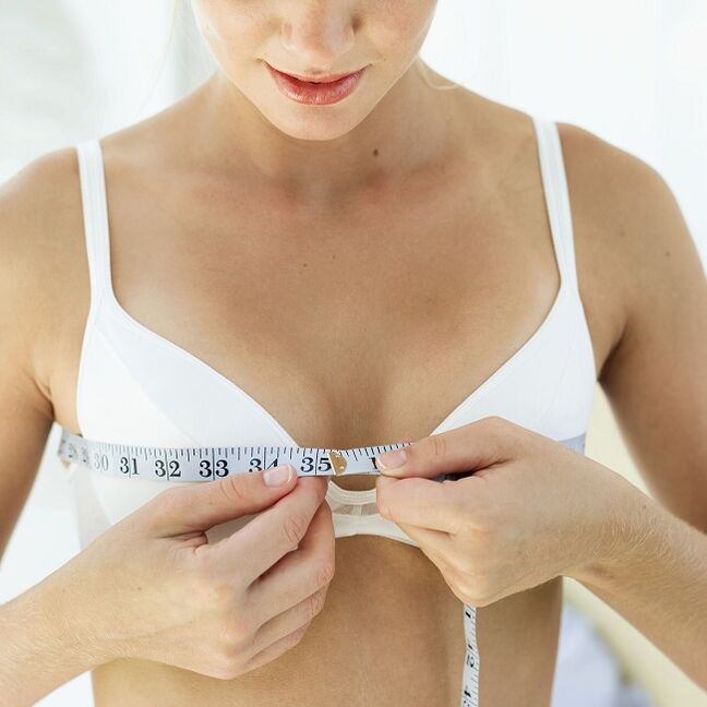 Measuring breast size after breast augmentation