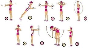 A set of exercises that help increase breast size